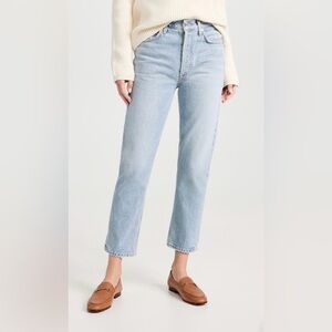 Citizens of Humanity Charlotte Crop High Rise Straight Leg Jeans - size 26